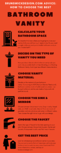 Brunswick Design Tips: How to Choose the Best Bathroom Vanity Infographic