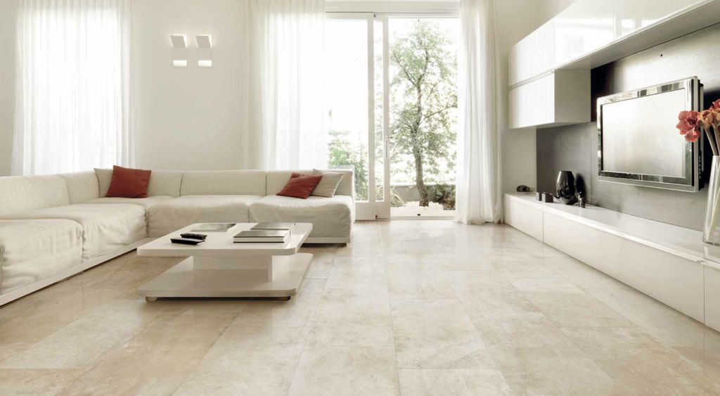 living room modern porcelain tile